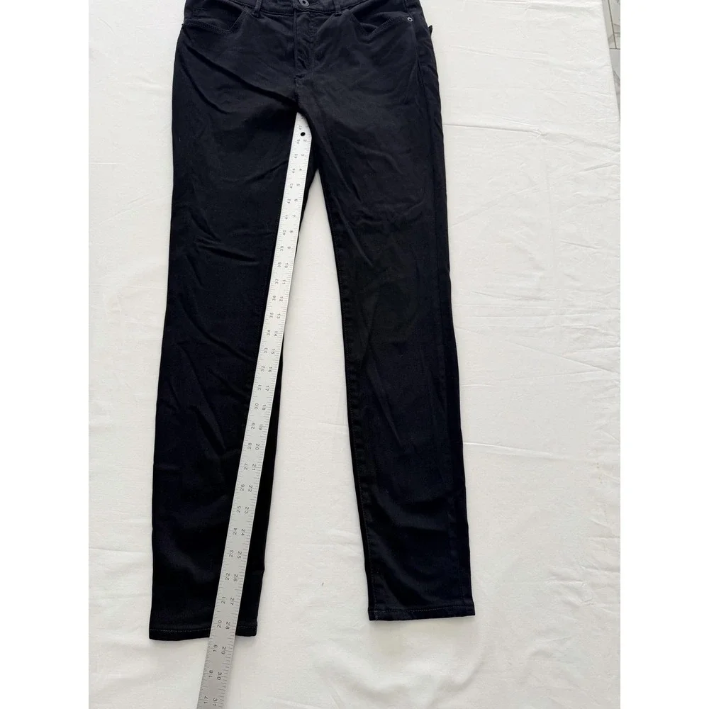 Pilcro High Rise Skinny Jeans Womens 28 Black Dark Wash Stretch 28x30 Denim